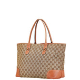 グッチ GGキャンバス ハートビット トートバッグ ショルダーバッグ 269956 ベージュ ブラウン キャンバス レザー レディース GUCCI 【中古】